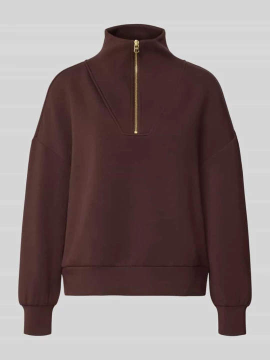 Zdjęcie produktu Bluza o kroju regular fit z mieszanki wiskozy model 'Hawley' Varley Ciemnobrązowy
