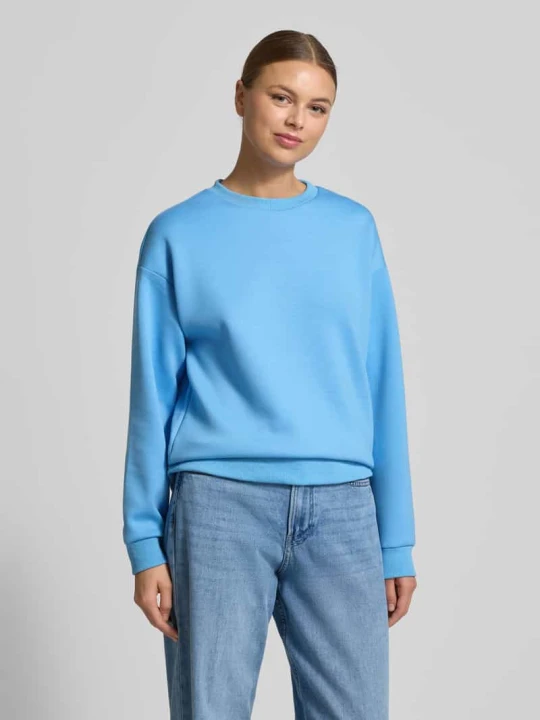 Zdjęcie produktu Bluza o kroju regular fit z mieszanki wiskozy model „Sandy” Vila Niebieski