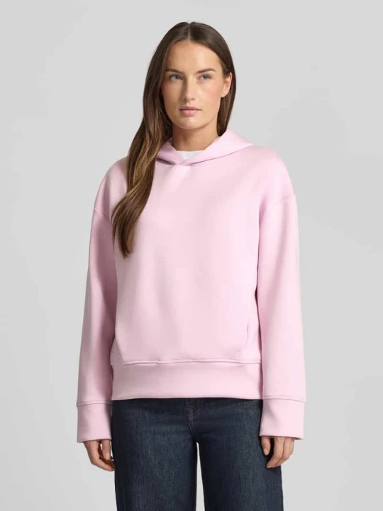 Zdjęcie produktu Bluza z kapturem w kroju regular fit z mieszanka wiskozy z wpuszczanymi kieszeniami FYNCH-HATTON Jasnoróżowy