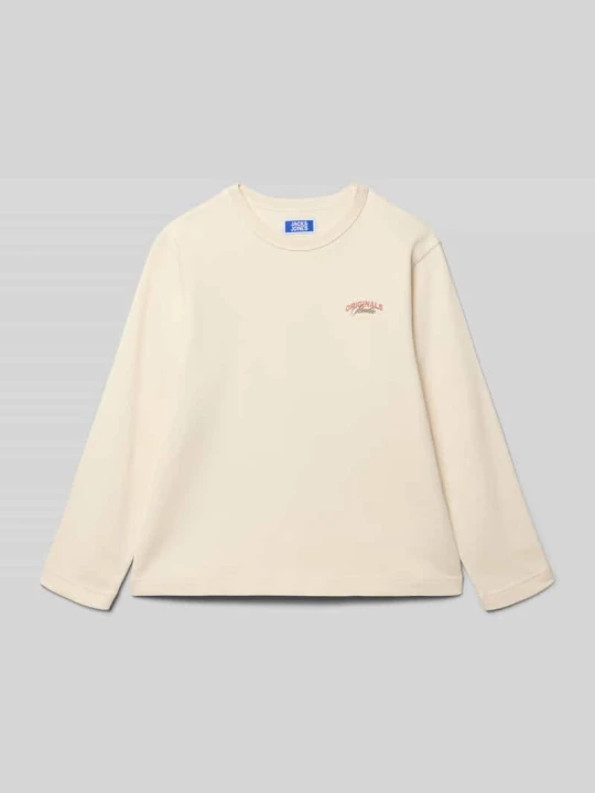 Zdjęcie produktu Bluza o kroju regular fit z nadrukiem z logo model 'Upstate' Jack&Jones Złamany biały
