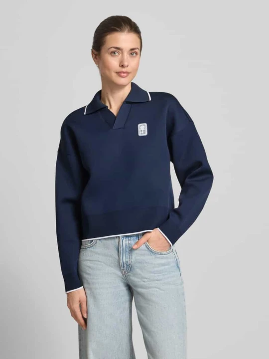 Zdjęcie produktu Bluza o kroju regular fit z paskami w kontrastowym kolorze Lacoste