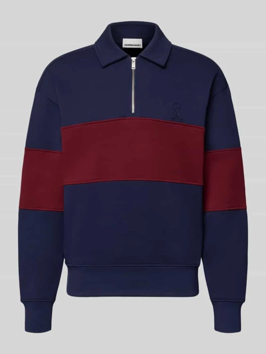 Zdjęcie produktu Bluza o kroju relaxed fit z czystej bawełny ARMEDANGELS Granatowy