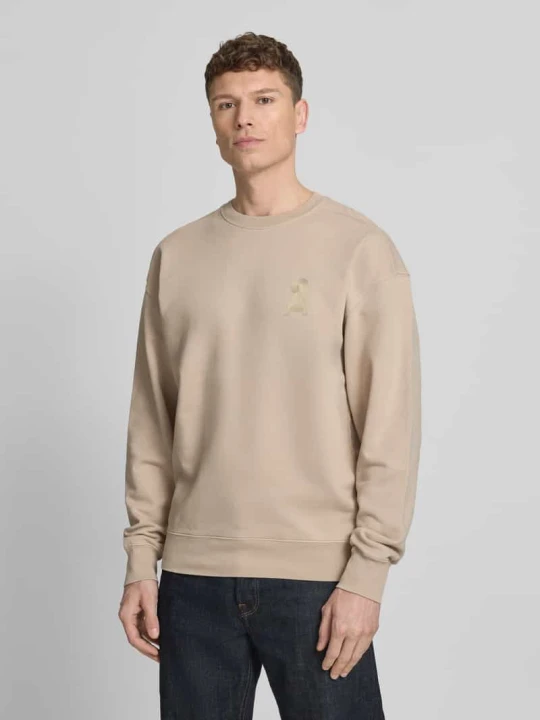 Zdjęcie produktu Bluza o kroju relaxed fit z czystej bawełny ekologicznej model 'ICONIC Å GMT' ARMEDANGELS Piaskowy
