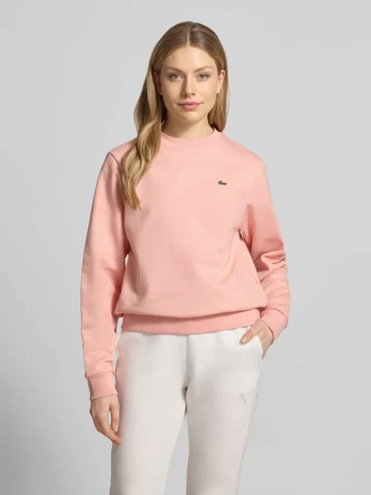 Zdjęcie produktu Bluza o kroju relaxed fit z czystej bawełny Lacoste Morelowy