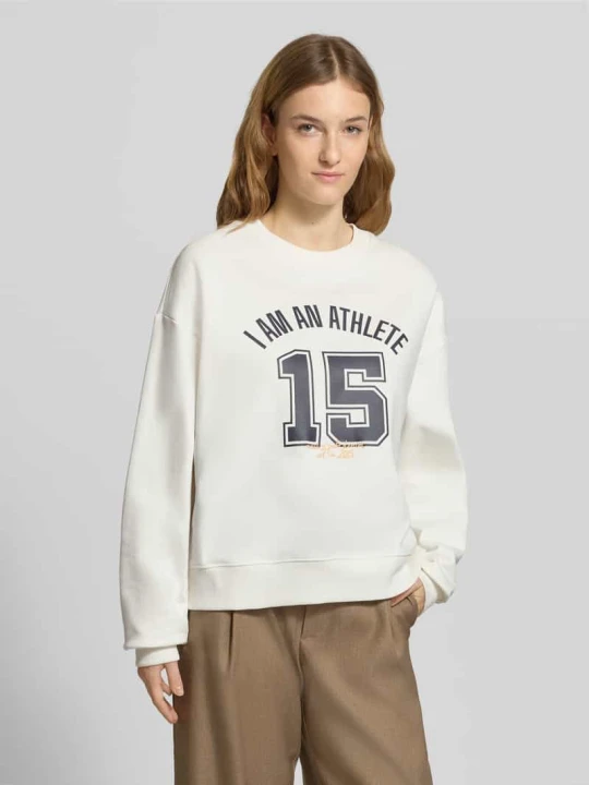 Zdjęcie produktu Bluza o kroju relaxed fit z czystej bawełny Marc O'Polo Złamany biały