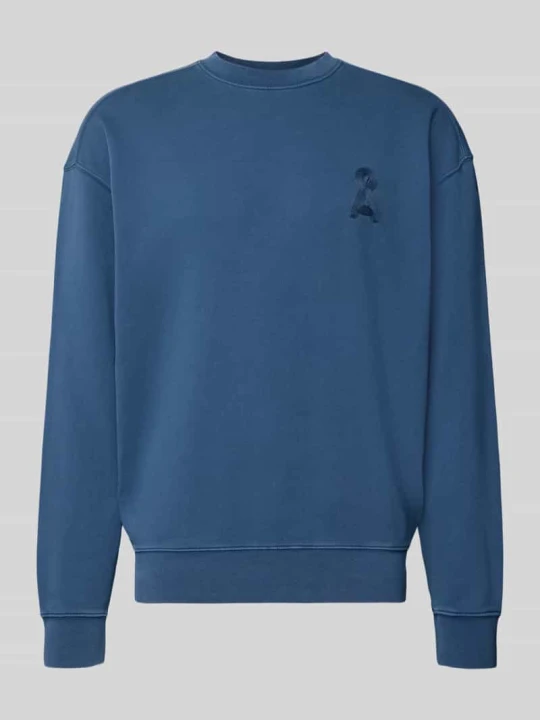 Zdjęcie produktu Bluza o kroju relaxed fit z czystej bawełny model 'ICONIC Å GMT' ARMEDANGELS Granatowy
