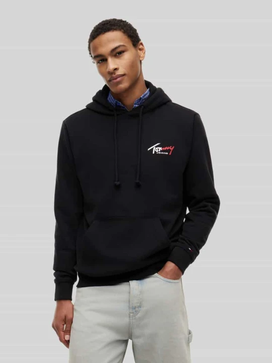 Zdjęcie produktu Bluza o kroju relaxed fit z czystej bawełny Tommy Jeans Czarny