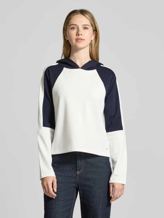 Zdjęcie produktu Bluza o kroju relaxed fit z dodatkiem wiskozy Monari Granatowy