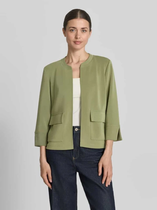 Zdjęcie produktu Bluza o kroju relaxed fit z dzianiny scuba z mieszanki modalu s.Oliver Khaki
