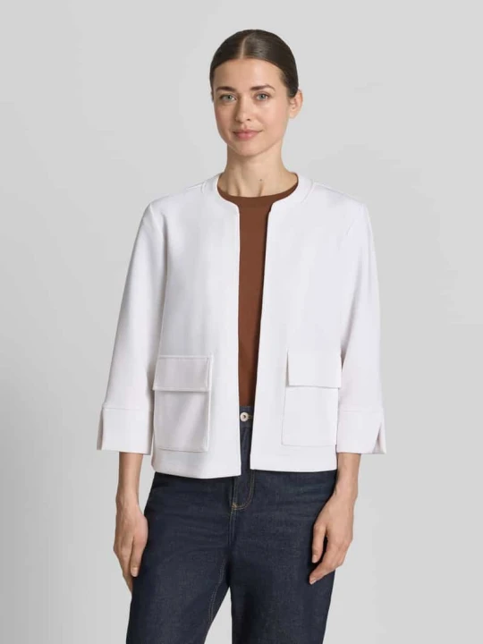 Zdjęcie produktu Bluza o kroju relaxed fit z dzianiny scuba z mieszanki modalu s.Oliver Écru