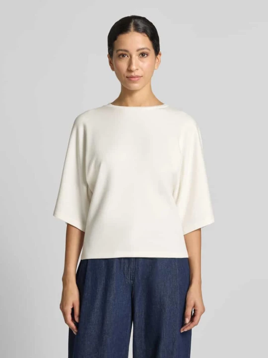 Zdjęcie produktu Bluza o kroju relaxed fit z elastycznej mieszanki modalu model 'Unora' Someday Écru