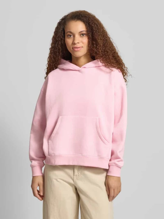Zdjęcie produktu Bluza z kapturem w kroju relaxed fit z dodatkiem bawełny Model 'ADELE' Only Różowy