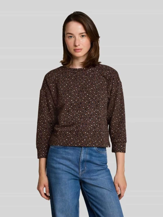 Zdjęcie produktu Bluza o kroju relaxed fit z mieszanki bawełny Tom Tailor Czarny