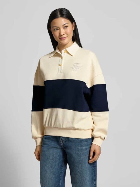 Zdjęcie produktu Bluza o kroju relaxed fit z mieszanki bawełny Tommy Hilfiger Biały