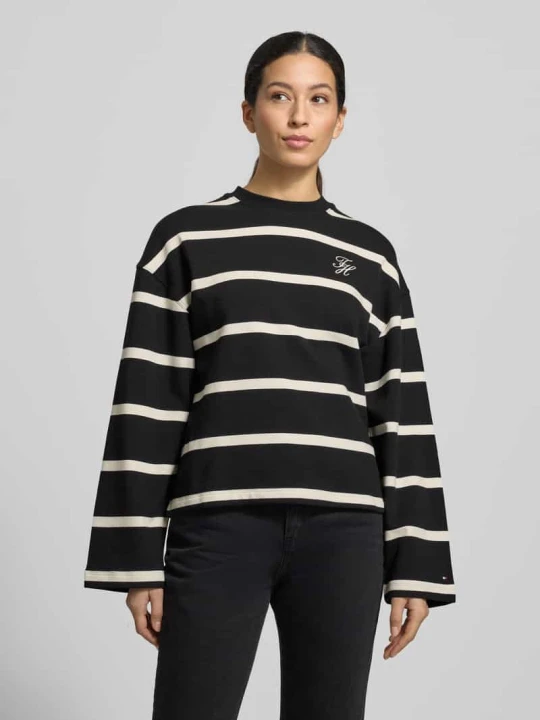 Zdjęcie produktu Bluza o kroju relaxed fit z mieszanki bawełny Tommy Hilfiger Czarny