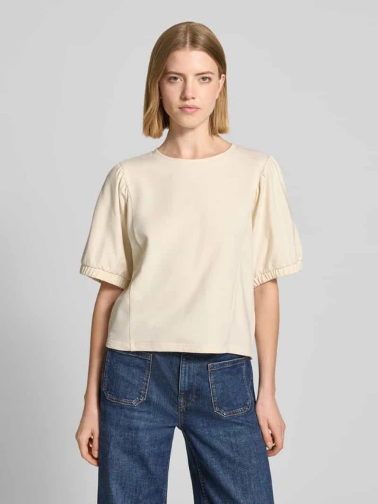 Zdjęcie produktu Bluza o kroju relaxed fit z okrągłym dekoltem model 'Aurati' Drykorn Écru