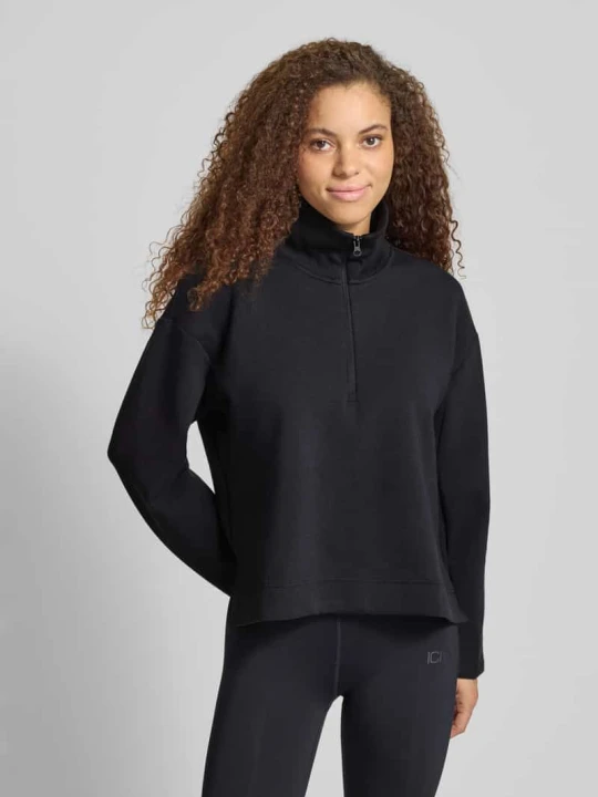 Zdjęcie produktu Bluza o kroju relaxed fit z zamkiem błyskawicznym Adidas Czarny