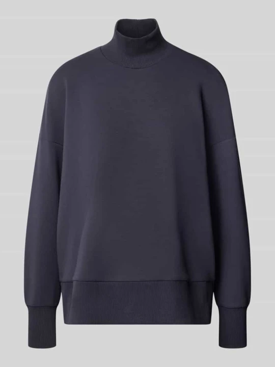 Zdjęcie produktu bluza o kroju relaxed fit ze stójką Christian Berg Ciemnoszary