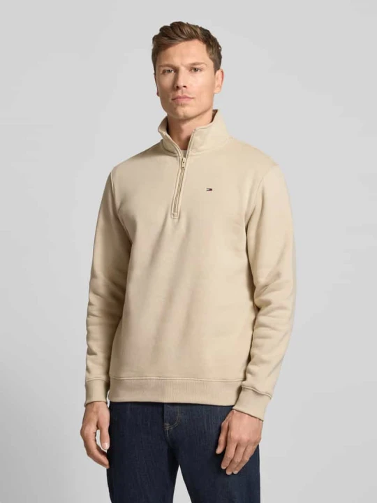 Zdjęcie produktu Bluza o luźnym kroju z mieszanki bawełny Tommy Jeans Beżowy