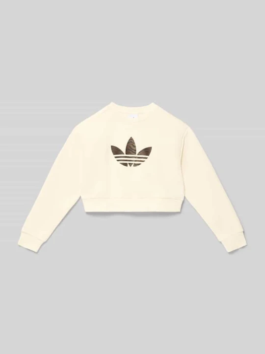Zdjęcie produktu Bluza typu boxy fit z logo adidas Originals Beżowy melanż