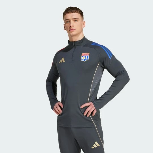 Zdjęcie produktu Bluza Olympique Lyonnais Tiro 25 Competition Training Adidas szary