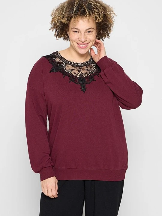 Zdjęcie produktu Bluza ONLY Carmakoma bordowy