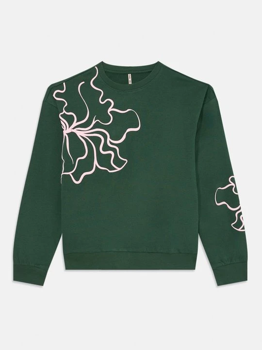 Zdjęcie produktu Bluza ONLY GIRLS ciemnozielony