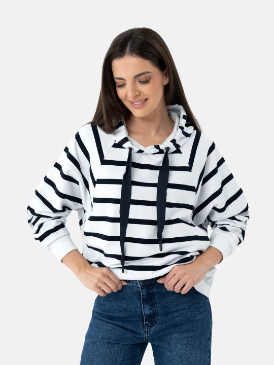 Zdjęcie produktu Bluza oversize z kapturem B-AIKA Volcano Biały