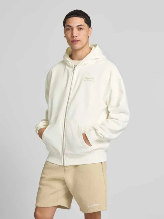 Zdjęcie produktu Bluza oversize z kieszenią kangurką model 'Morcote' Pegador Złamany biały