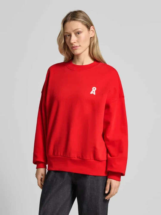 Zdjęcie produktu Bluza Oversized z czystej Bawełny Model 'ICONIC A ALIZAA' ARMEDANGELS Czerwony