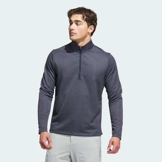 Zdjęcie produktu Bluza Performance Printed Quarter-Zip Adidas Collegiate Navy