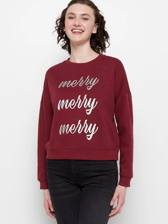 Zdjęcie produktu Bluza Pieces bordowy