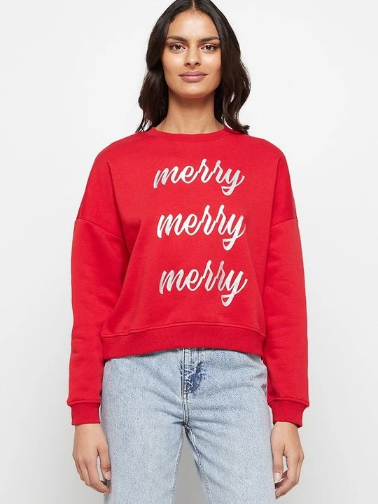 Zdjęcie produktu Bluza Pieces czerwony