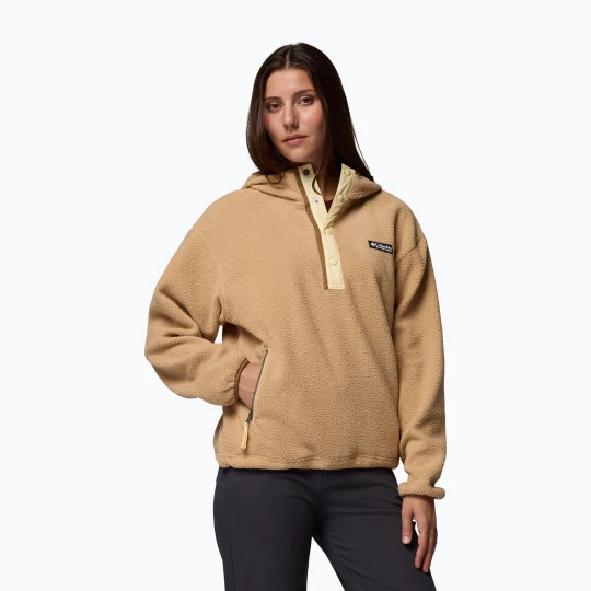 Zdjęcie produktu Bluza polarowa damska Columbia Helvetia II Hoodie canoe Beżowy