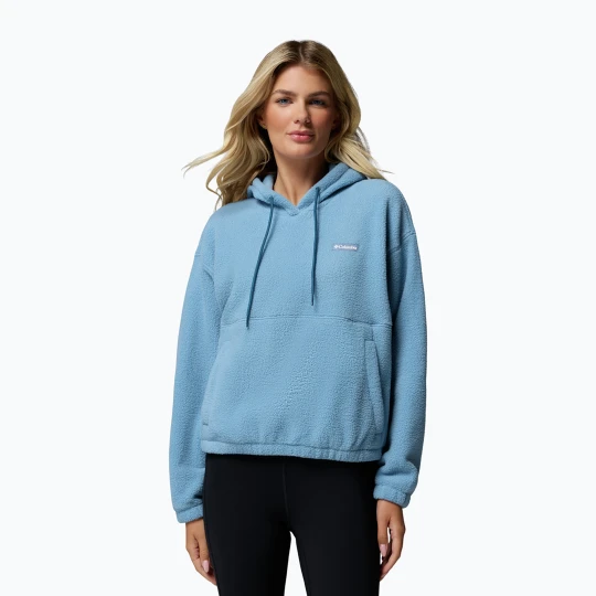 Zdjęcie produktu Bluza polarowa damska Columbia Timber Meadow MTR Fleece Hoodie rainy day Niebieski