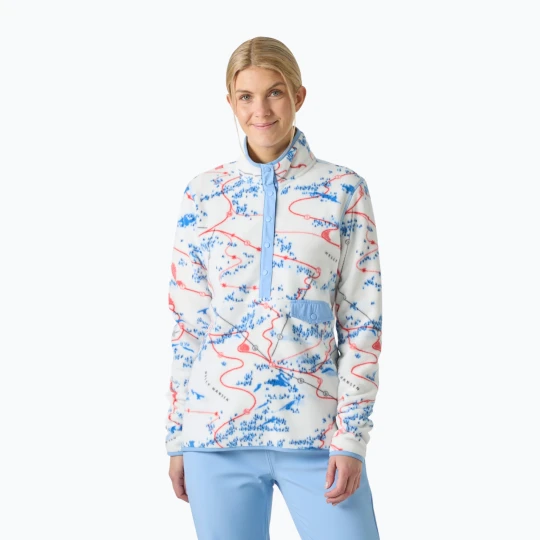 Zdjęcie produktu Bluza polarowa damska Helly Hansen Maridalen Printed Fleece white slope map aop