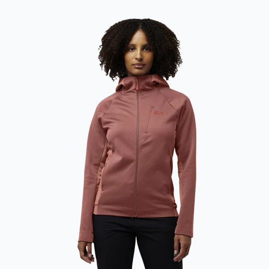 Zdjęcie produktu Bluza polarowa damska Jack Wolfskin Alpgrat mineral red