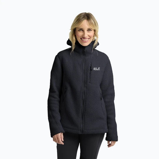 Zdjęcie produktu Bluza polarowa damska Jack Wolfskin Cradle Mountain Pile Full Zip phantom Szary