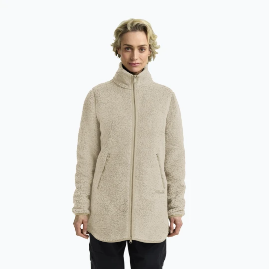 Zdjęcie produktu Bluza polarowa damska Jack Wolfskin High Curl Coat oyster Beżowy