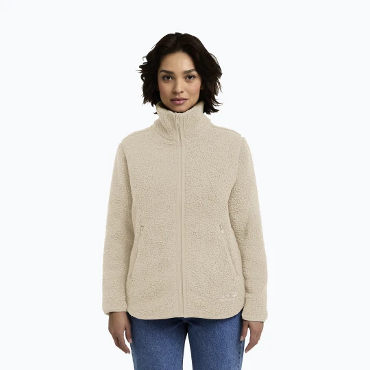 Zdjęcie produktu Bluza polarowa damska Jack Wolfskin High Curl oyster Beżowy