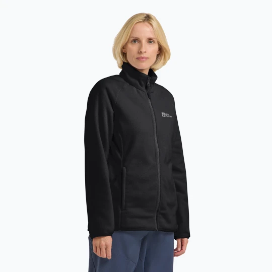 Zdjęcie produktu Bluza polarowa damska Jack Wolfskin Moonrise Full Zip black
