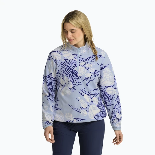 Zdjęcie produktu Bluza polarowa damska Jack Wolfskin Paw Era 100 Orint Half Zip paw crystal blue