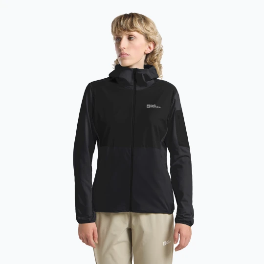 Zdjęcie produktu Bluza polarowa damska Jack Wolfskin Prelight Trail Hoody black