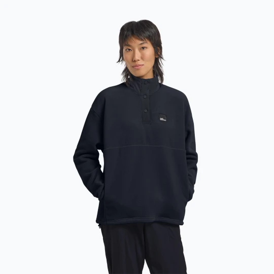 Zdjęcie produktu Bluza polarowa damska Jack Wolfskin Sumetro Half Zip dark navy Granatowy