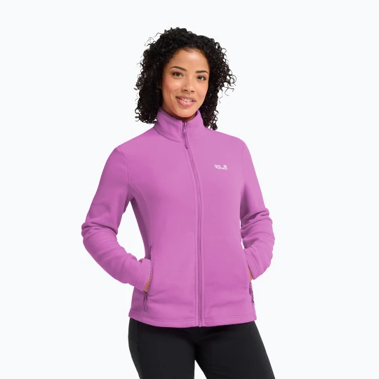Zdjęcie produktu Bluza polarowa damska Jack Wolfskin Taunus 100 Full Zip foxglove Różowy