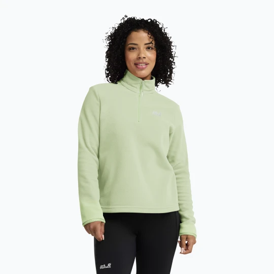 Zdjęcie produktu Bluza polarowa damska Jack Wolfskin Taunus 100 Full Zip melon Zielony