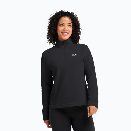 Zdjęcie produktu Bluza polarowa damska Jack Wolfskin Taunus 100 Half Zip black