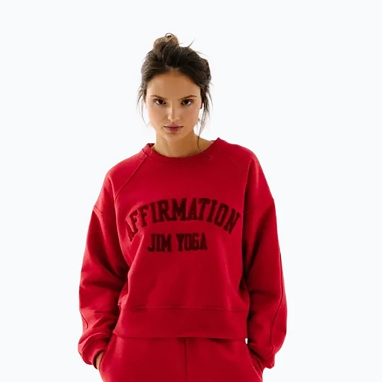 Zdjęcie produktu Bluza polarowa damska JOYINME Classic Pullover berry crash Czerwony