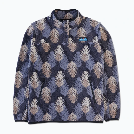 Zdjęcie produktu Bluza polarowa damska KAVU Cavanaugh leaf layout Granatowy
