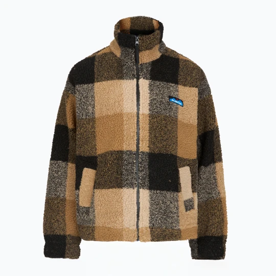 Zdjęcie produktu Bluza polarowa damska KAVU Loven hilltop plaid Brązowy